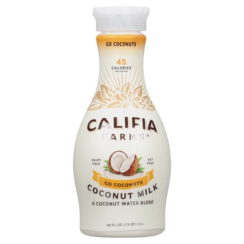 CALIFIA FARMS Go Coconuts Coconut Milk & Coconut Water Blend, 48 fl oz