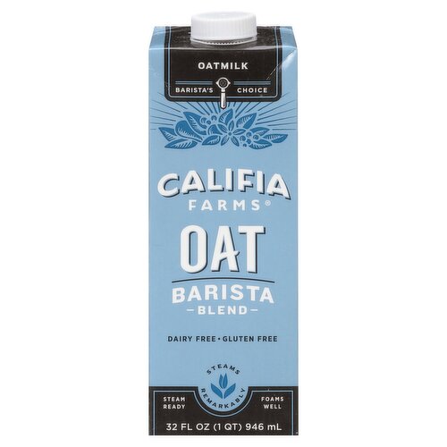 Califia Farms Oat Barista Blend Oatmilk, 32 fl oz