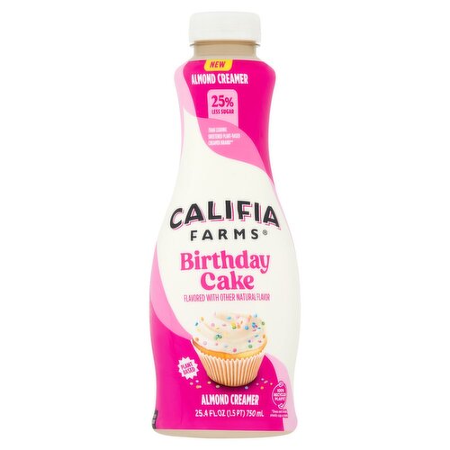 Califia Farms Birthday Cake Almond Creamer, 24.4 fl oz