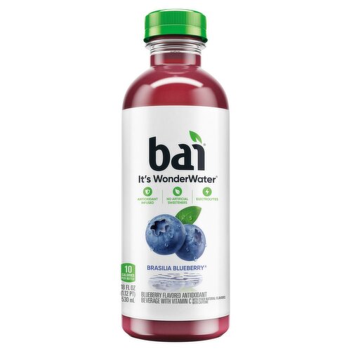 Bai It's WonderWater Brasilia Blueberry Flavored Antioxidant Beverage, 18 fl oz