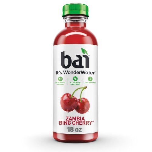 Bai It's WonderWater Zambia Bing Cherry Flavored Antioxidant Beverage, 18 fl oz