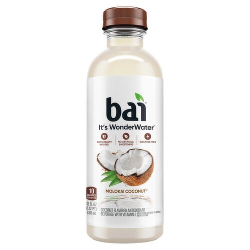 Bai It's WonderWater Molokai Coconut Flavored Antioxidant Beverage, 18 fl oz