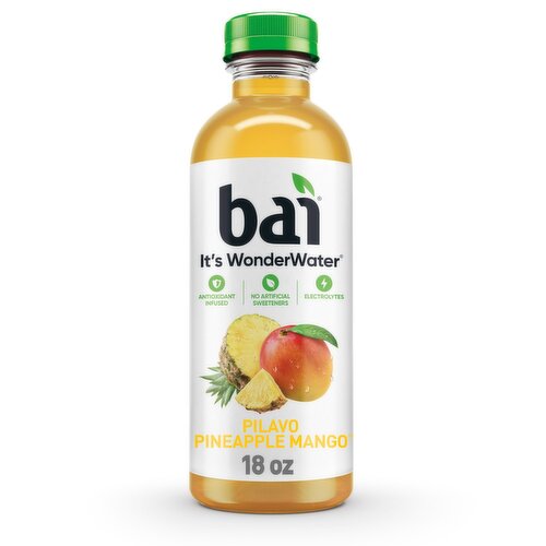 Bai It's WonderWater Pilavo Pineapple Mango Flavored Antioxidant Beverage, 18 fl oz