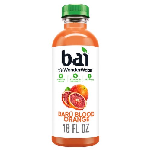 Bai Barú Blood Orange Flavored Antioxidant Beverage with Vitamin C, 18 fl oz
