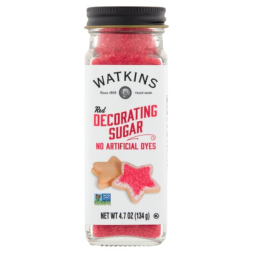 Watkins Red Decorating Sugar, 4.7 oz