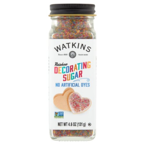 Watkins Rainbow Decorating Sugar, 4.6 oz