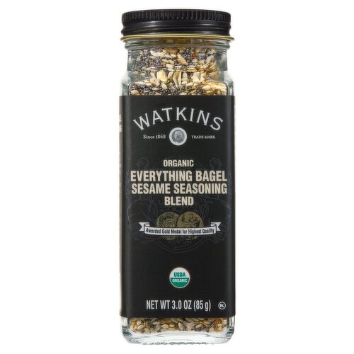 Watkins Organic Everything Bagel Sesame Seasoning Blend, 3.0 oz