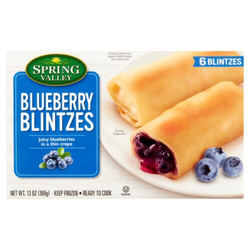 Spring Valley Blueberry Blintzes, 6 count, 13 oz