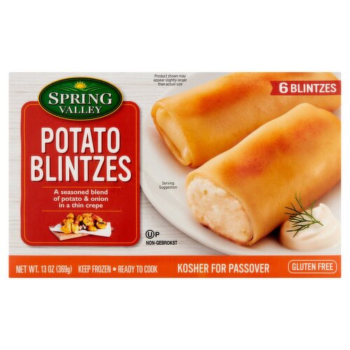 Spring Valley Potato Blintzes, 6 count, 13 oz