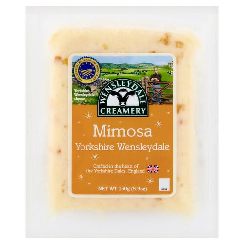 WENSLEYDALE CREAMERY Yorkshire Wensleydale Mimosa Cheese, 5.3 oz