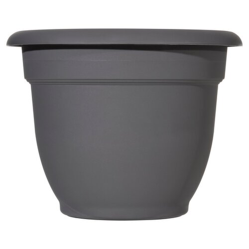 Bloem Living 10" Ariana Charcoal Planter Pot
