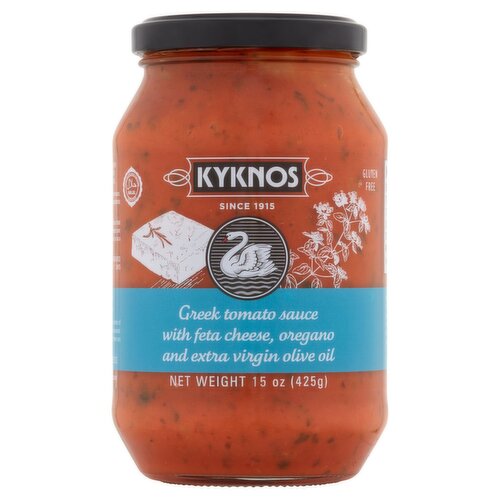 Kyknos Greek Tomato Sauce, 15 oz