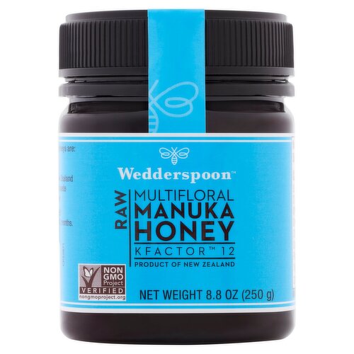 Wedderspoon KFactor 12 Raw Multifloral Manuka Honey, 8.8 oz