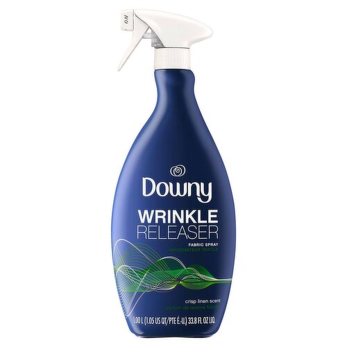 Downy Crisp Linen Scent Wrinkle Releaser Fabric Spray, 33.8 fl oz liq