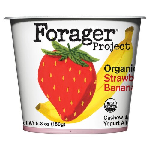 Forager Project Organic Strawberry Banana Cashew & Coconut Yogurt Alternative, 5.3 oz