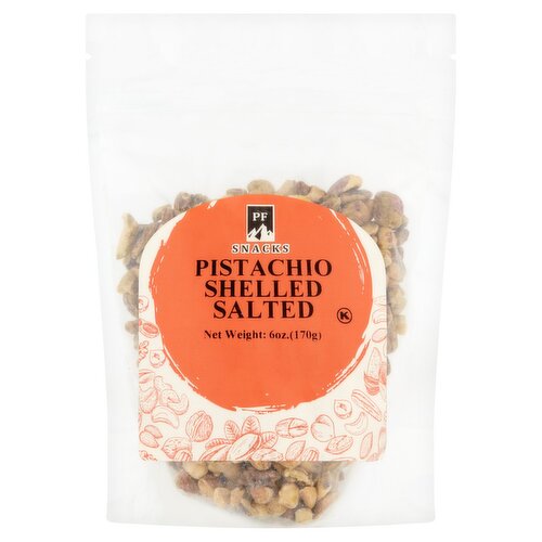 PF Snacks Salted Shelled Pistachio, 6 oz