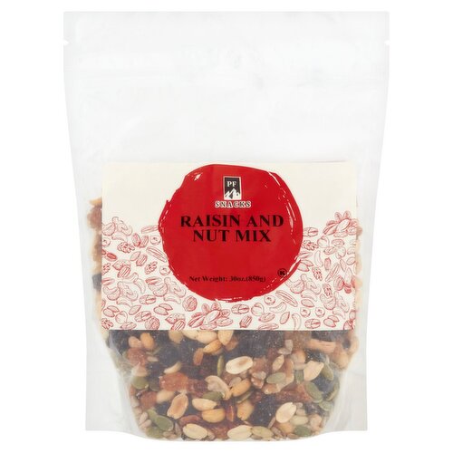 PF Snacks Raisin and Nut Mix, 30 oz