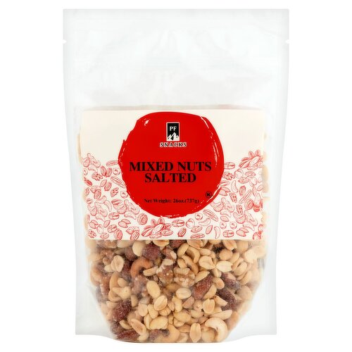 PF Snacks Salted Mixed Nuts, 26 oz