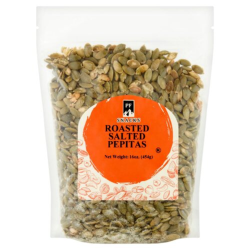 PF Snacks Roasted Salted Pepitas, 16 oz