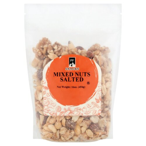 PF Snacks Salted Mixed Nuts, 16 oz