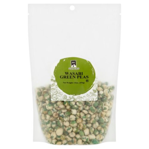 PF Snacks Wasabi Green Peas, 16 oz