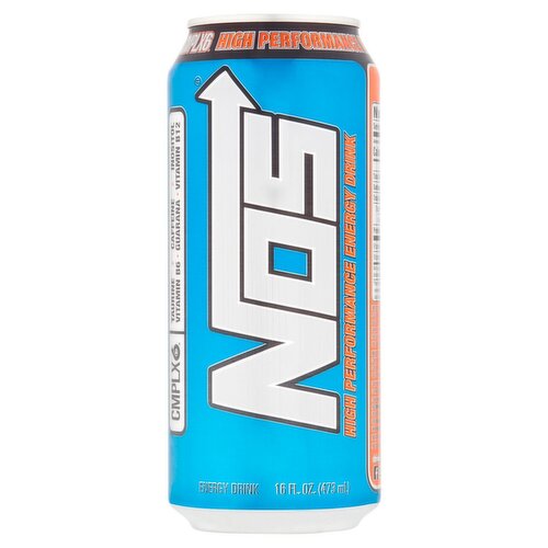 NOS High Performance Energy Drink, 16 fl oz