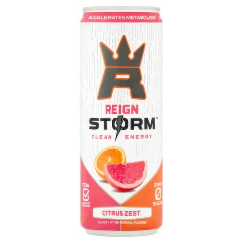 Reign Storm Clean Energy Citrus Zest Energy Drink, 12 fl oz