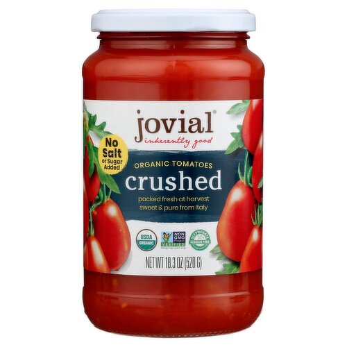 Jovial Organic Crushed Tomatoes, 18.3 oz