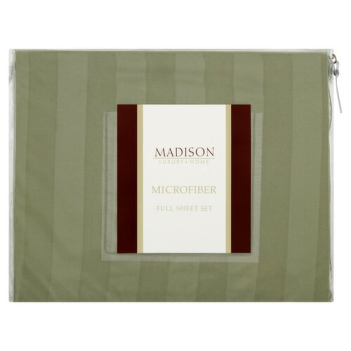 Madison Luxury Home Microfiber Full Sheet Set