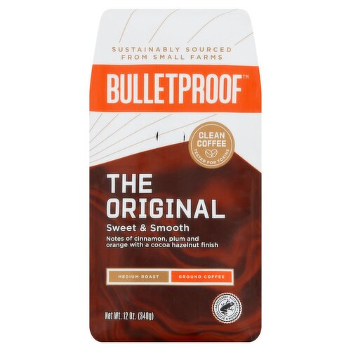 Bulletproof The Original Sweet & Smooth Medium Roast Ground Coffee, 12 oz