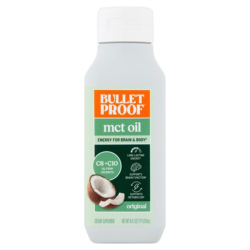Bulletproof Mct Oil Original Dietary Supplement, 16 fl oz
