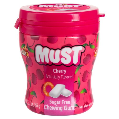 Elite Must Cherry Sugar Free Chewing Gum, 2.3 oz