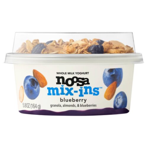 Noosa Mix-Ins Granola, Almonds, & Blueberries Whole Milk Yoghurt, 5.8 oz