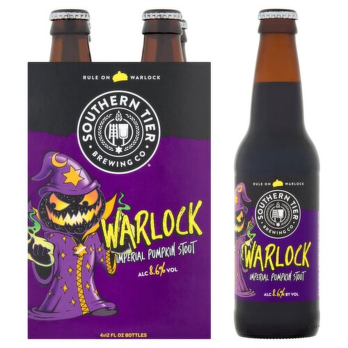 Southern Tier Brewing Co Warlock Imperial Pumpkin Stout, 12 fl oz, 4 count