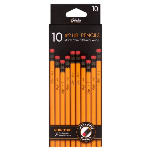 iScholar New York #2 HB Pencils, 10 count