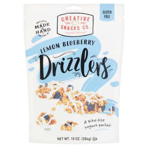 Creative Snacks Co. Lemon Blueberry Drizzlers, 10 oz - ShopRite