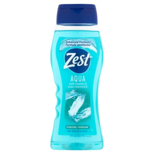 Zest Aqua Body Wash, 18 fl oz