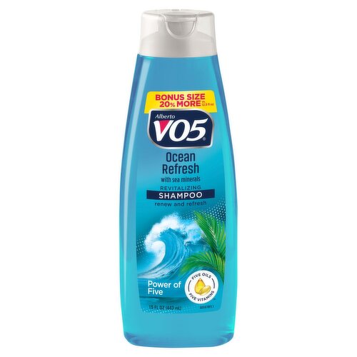 Alberto VO5 Ocean Refresh with Sea Minerals Revitalizing Shampoo, 15 fl oz