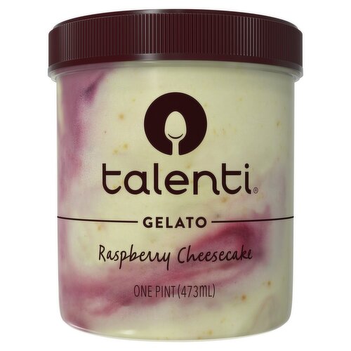 Talenti Raspberry Cheesecake Gelato, one pint