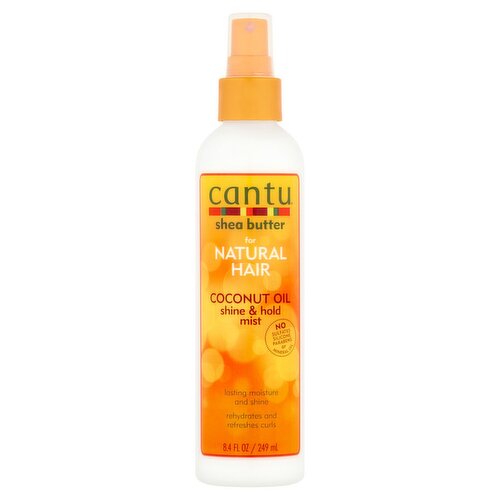 cantu Shea Butter for Natural Hair Coconut Oil Shine & Hold Mist, 8.4 fl oz