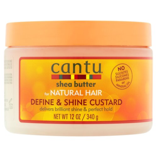 Cantu Shea Butter for Natural Hair Define & Shine Custard, 12 oz