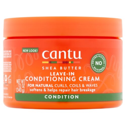 Cantu Shea Butter Leave-In Conditioning Cream, 12 oz