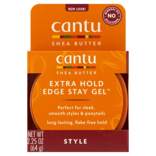 Cantu Shea Butter Style Extra Hold Edge Stay Gel, 2.25 oz