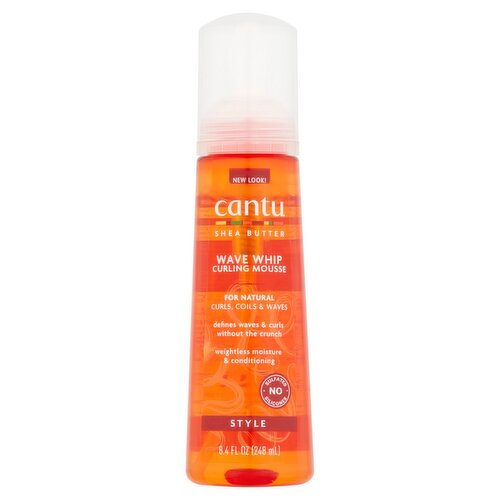 Cantu Style Shea Butter Wave Whip Curling Mousse, 8.4 fl oz