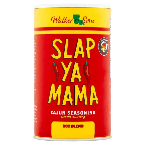 Walker & Sons Slap Ya Mama Hot Blend Cajun Seasoning, 8 oz