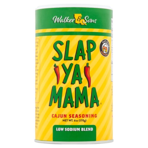 Walker & Sons Slap Ya Mama Low Sodium Blend Cajun Seasoning, 6 oz