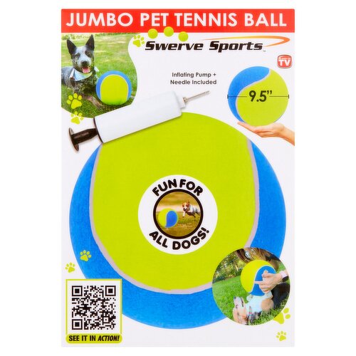 Swerve Sports Jumbo Pet Tennis Ball
