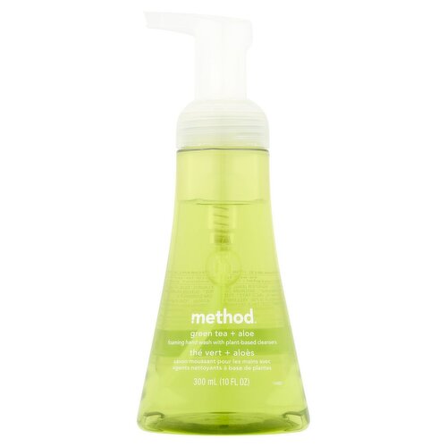 Method Green Tea + Aloe Foaming Hand Wash, 10 fl oz