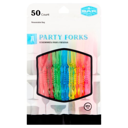 Jacent The Bar Party Forks, 50 count