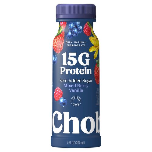 Chobani 15g Protein Mixed Berry Vanilla Greek Yogurt Protein Drink, 7 fl oz